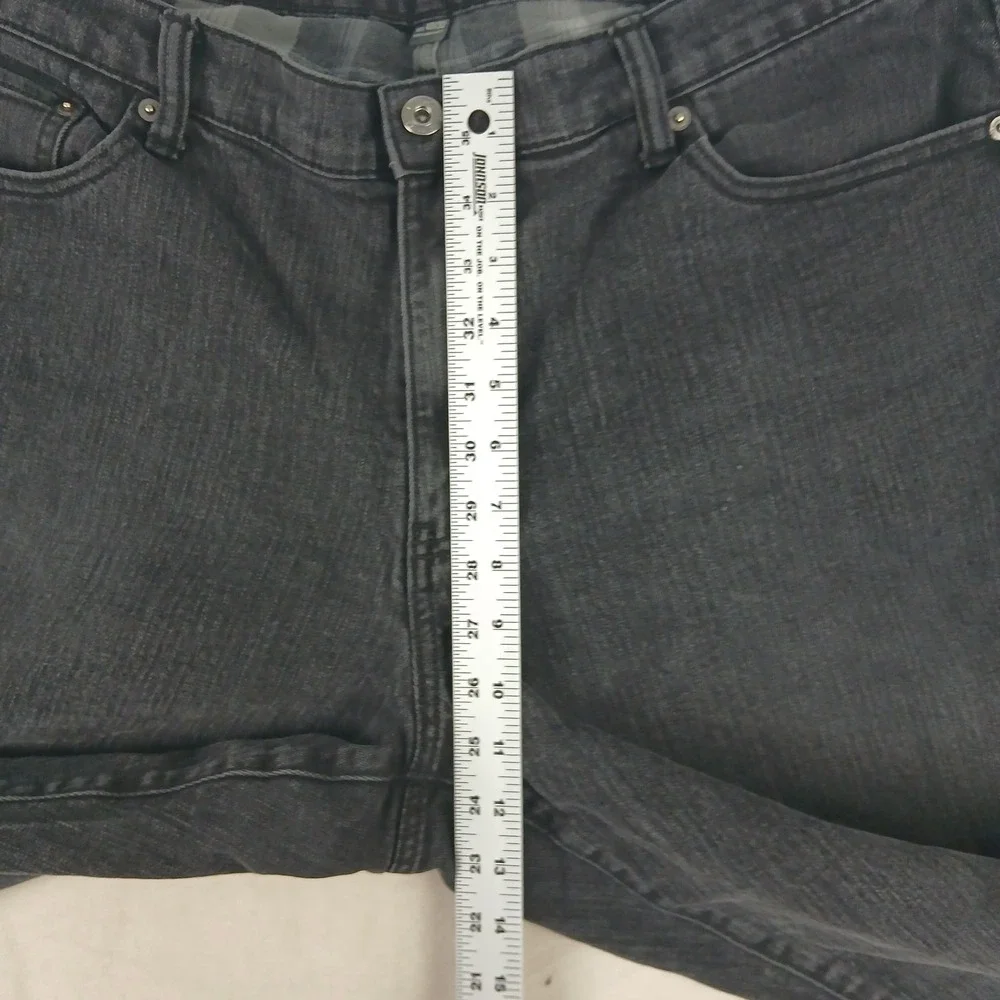 Eddie Bauer 40x30 Mens Jeans Blanket Lined Black